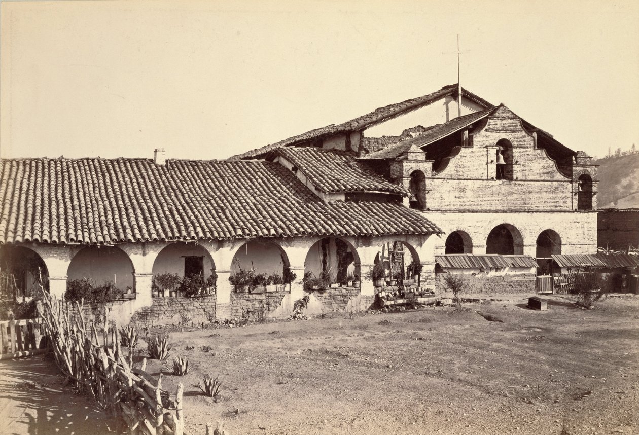 Misja, San Antonio de Padua autorstwa Carleton Watkins