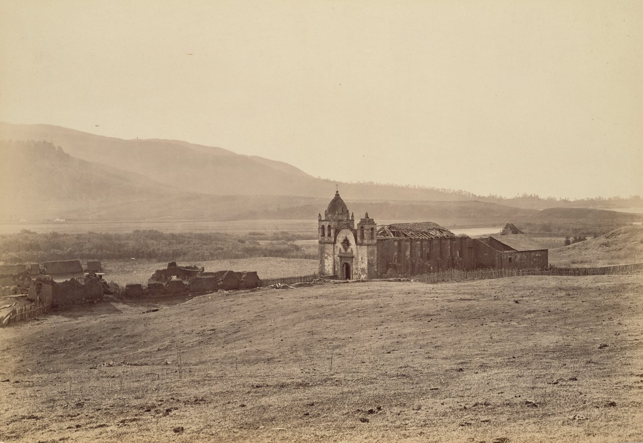 [Misja San Carlos del Carmelo]] autorstwa Carleton Watkins