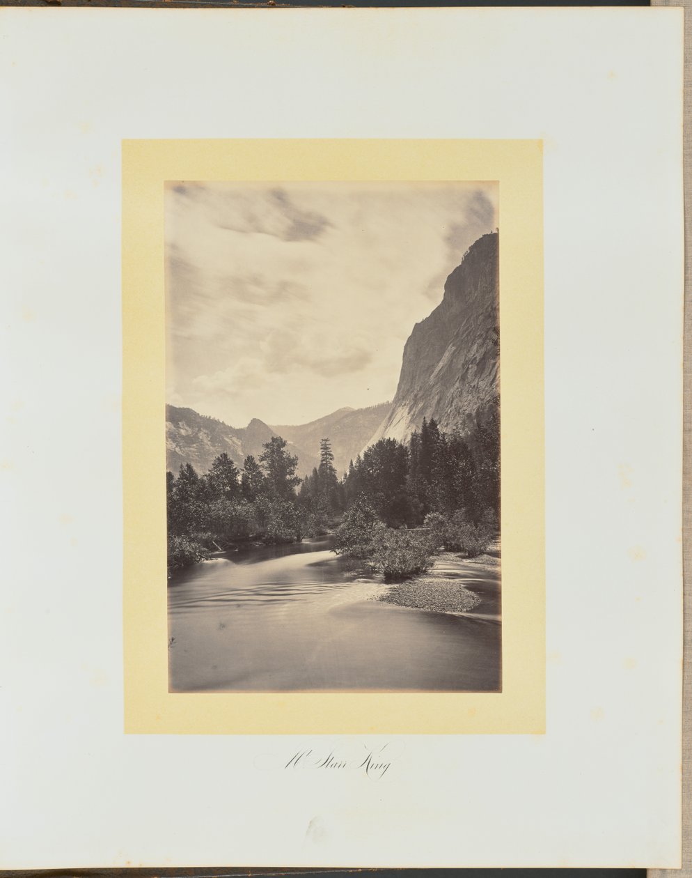 Góra Starr King autorstwa Carleton Watkins