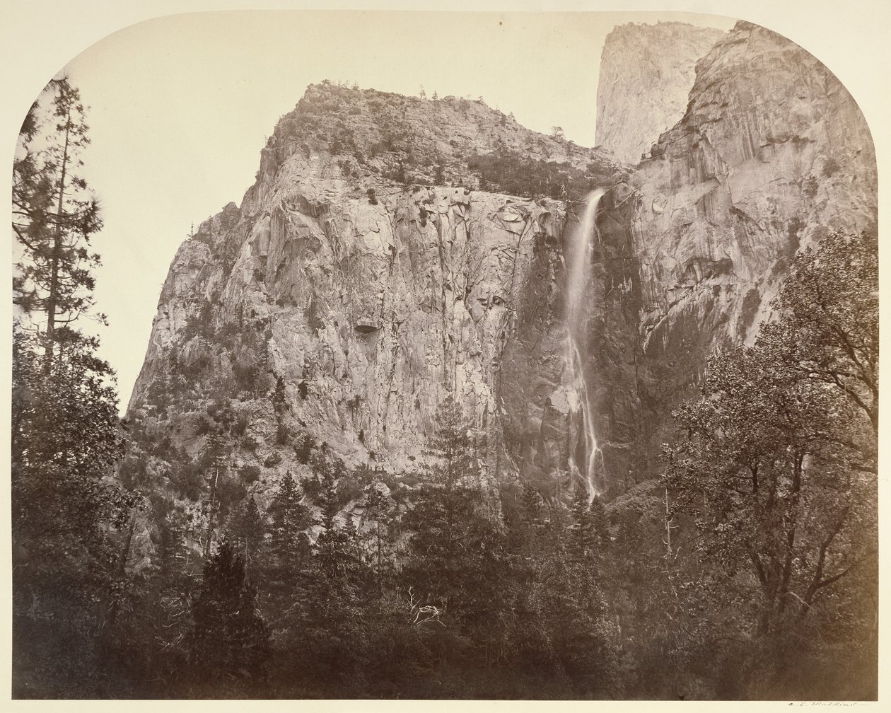Pohono - Welon panny młodej - 900 ft. Yosemite autorstwa Carleton Watkins