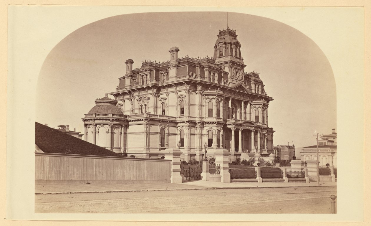 Rezydencja Chas. Crockera autorstwa Carleton Watkins