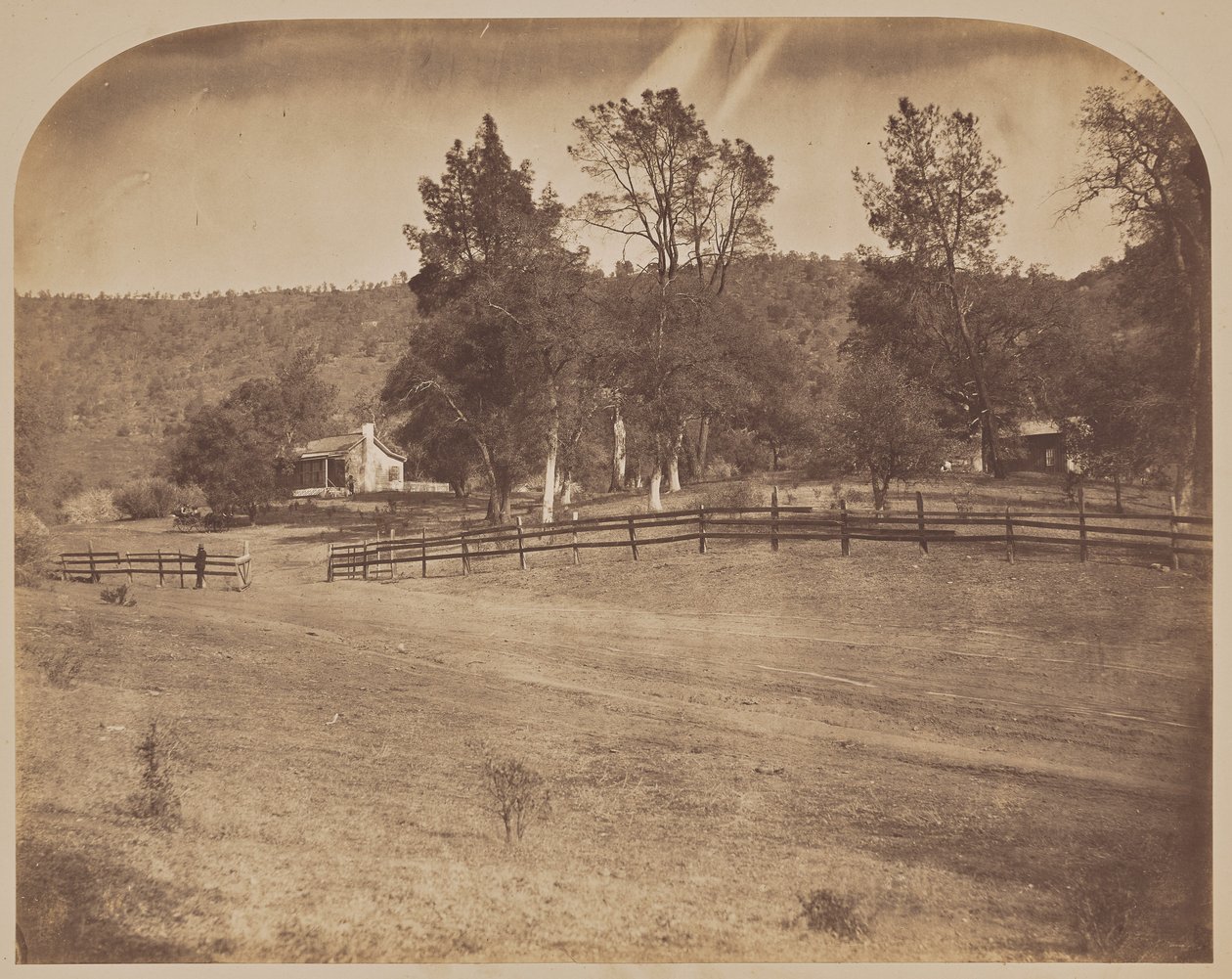 [Rezydencja J. C. Fremonta - Bear Valley] autorstwa Carleton Watkins
