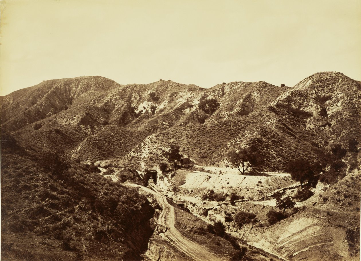[Tunel San Fernando, S.P.R.R.] autorstwa Carleton Watkins