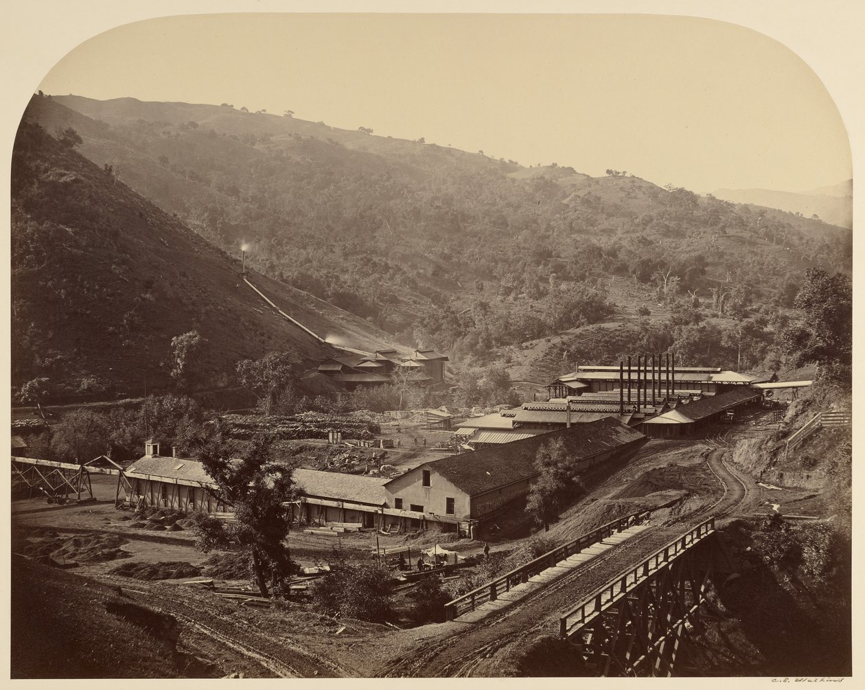 Huty, New Almaden autorstwa Carleton Watkins