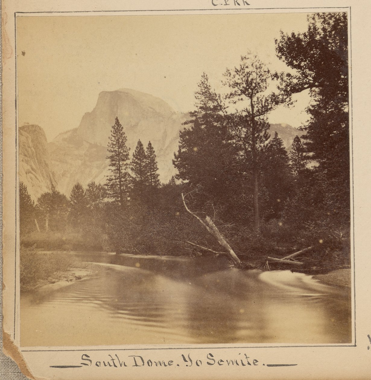 Kopuła Południowa, Yosemite autorstwa Carleton Watkins