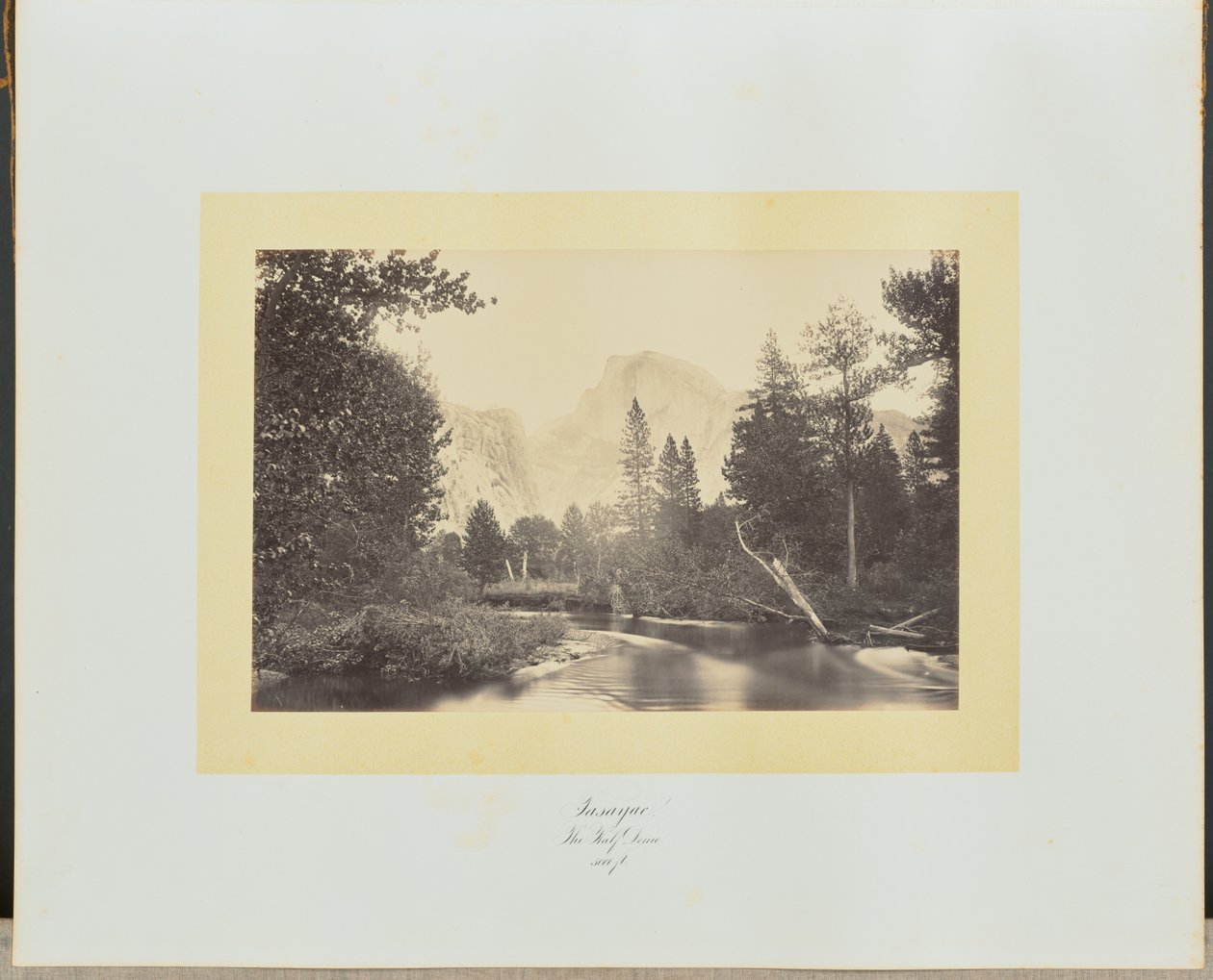 Tasayac. Half Dome 5000 ft autorstwa Carleton Watkins
