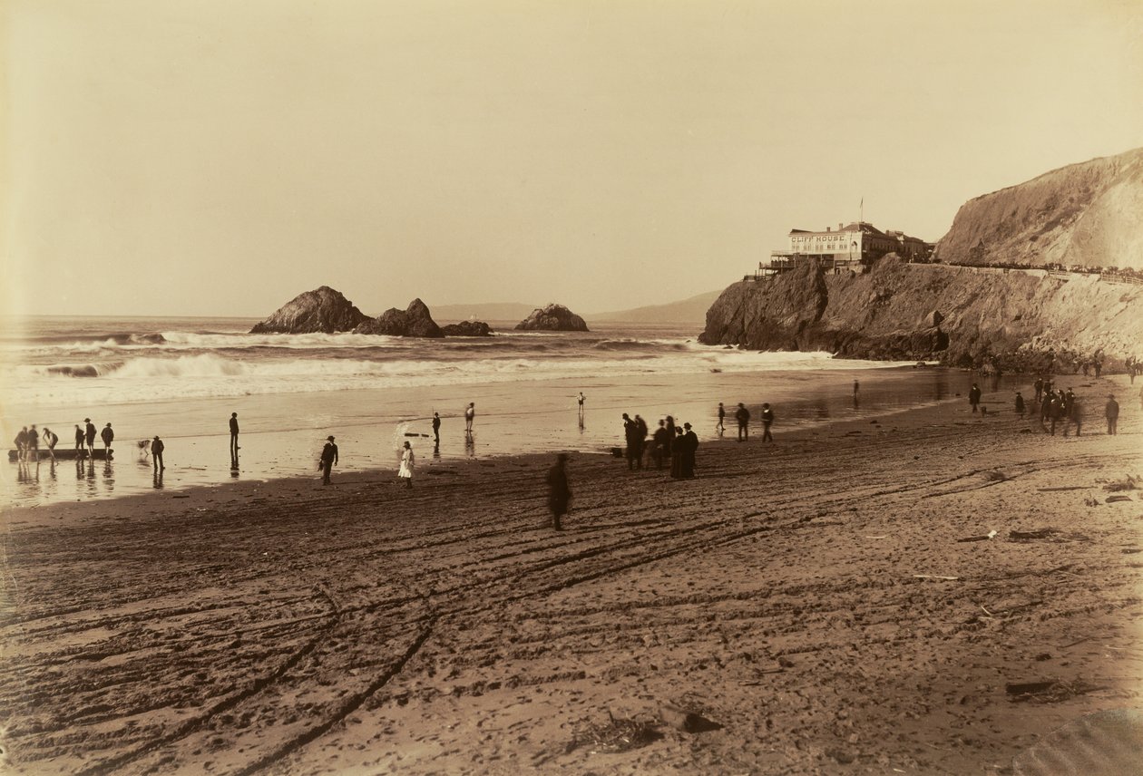 Cliff House, San Francisco autorstwa Carleton Watkins