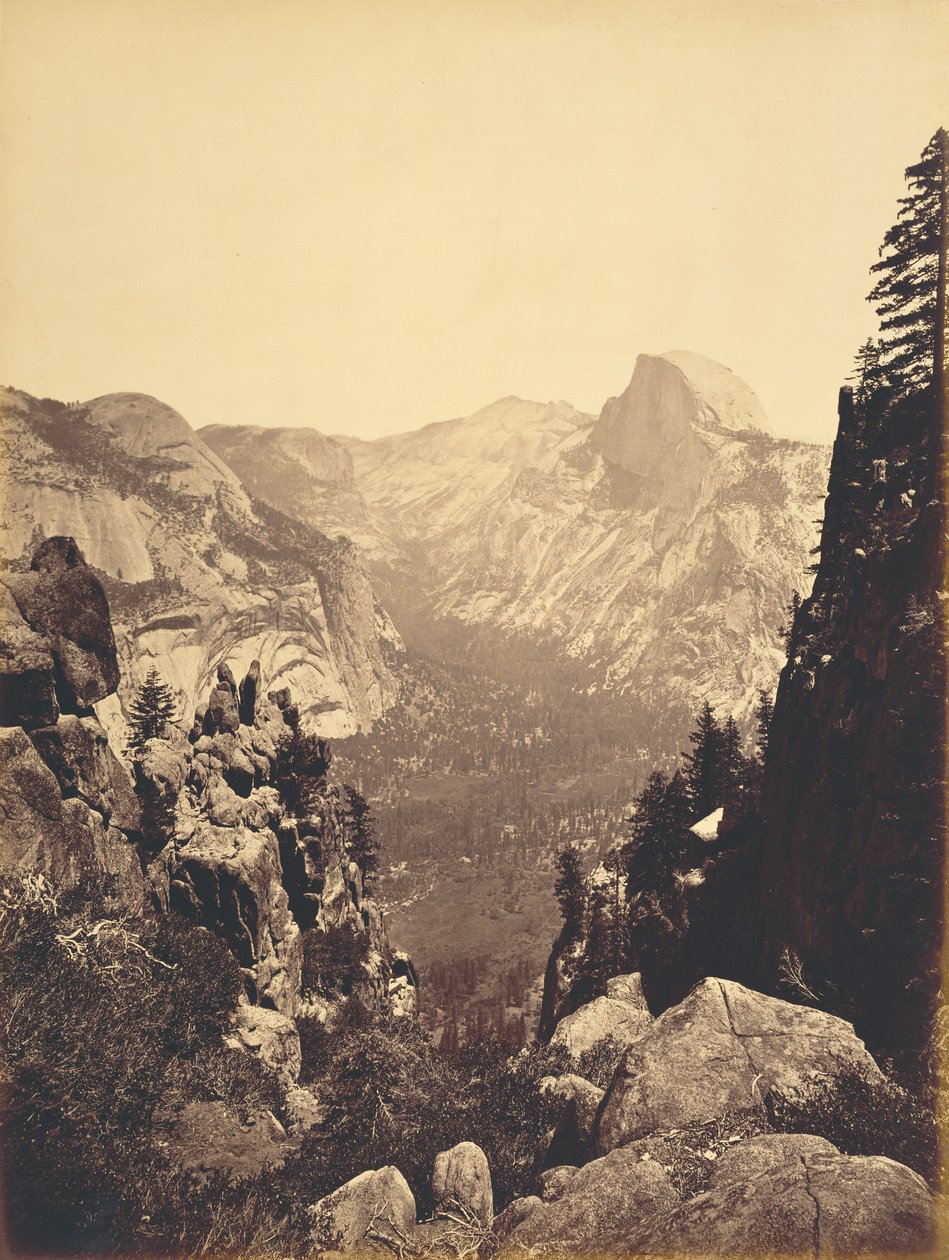 Kopuły z Moran Point autorstwa Carleton Watkins