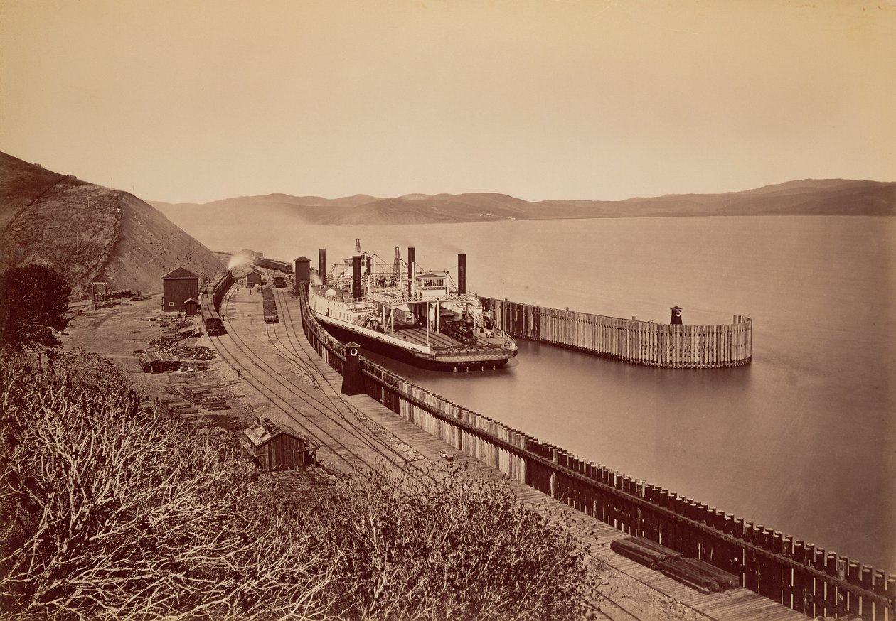 [Prom „Solano”] autorstwa Carleton Watkins