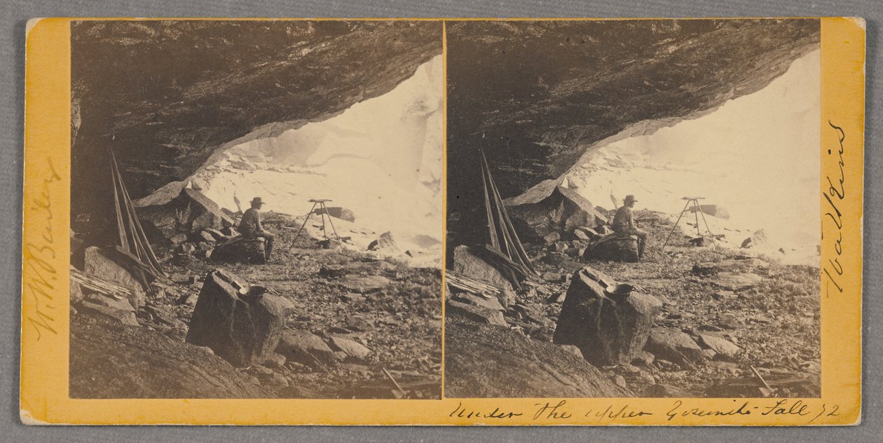 Pod Górnym Wodospadem Yosemite autorstwa Carleton Watkins