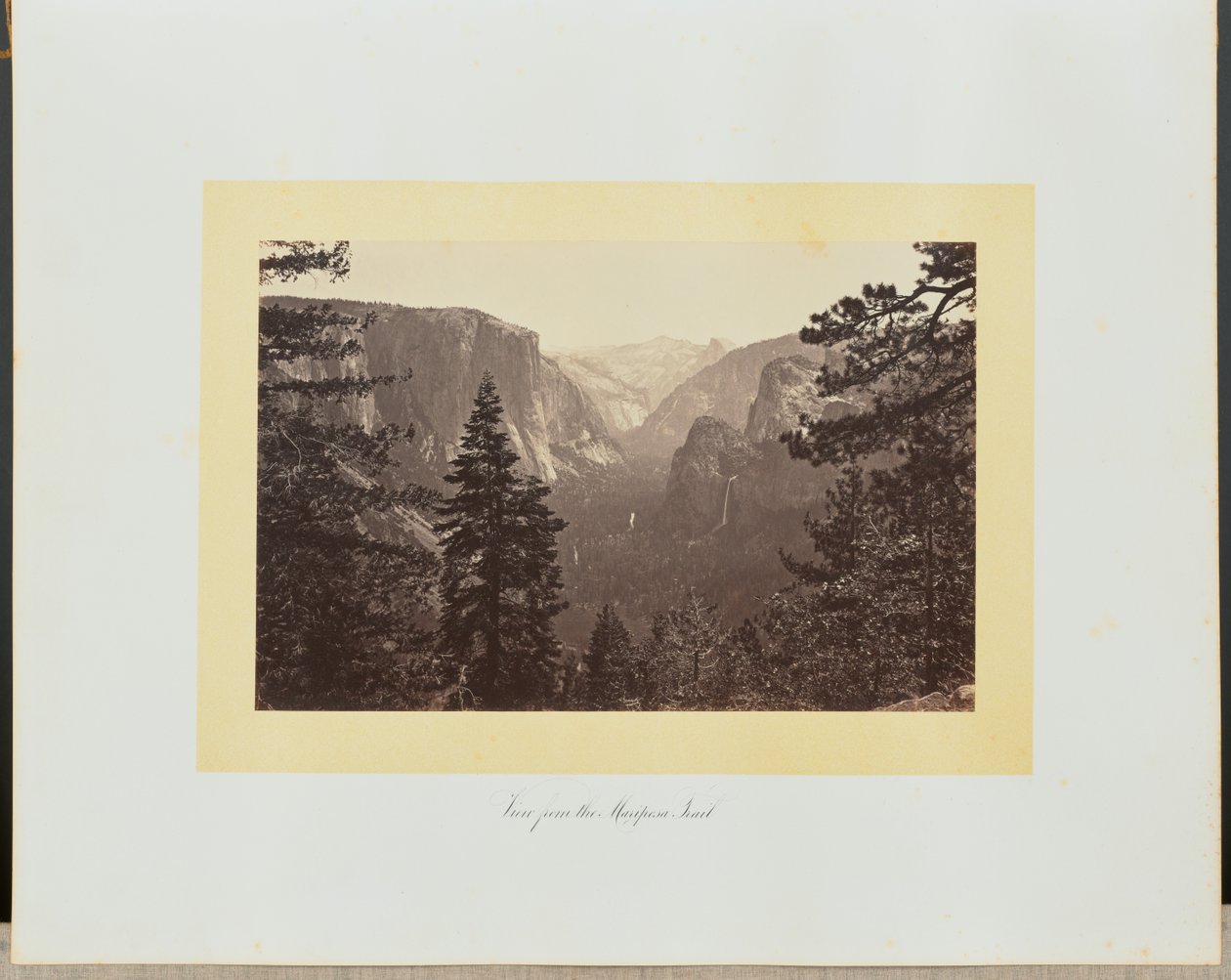 Widok ze szlaku Mariposa autorstwa Carleton Watkins