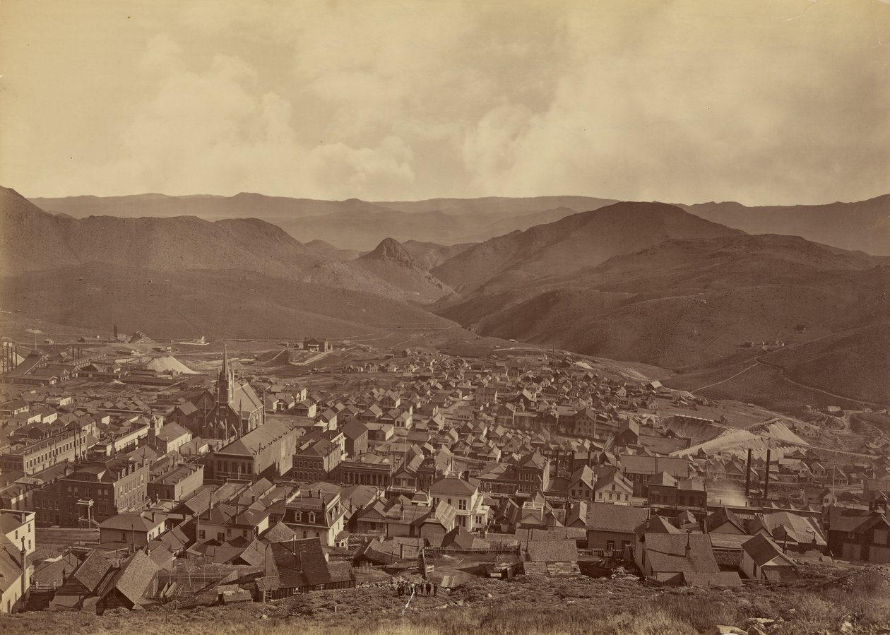 [Virginia City, Nevada] autorstwa Carleton Watkins