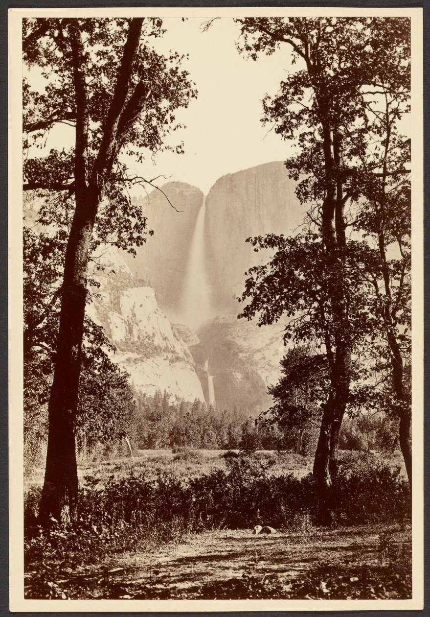 Wodospad Yosemite autorstwa Carleton Watkins