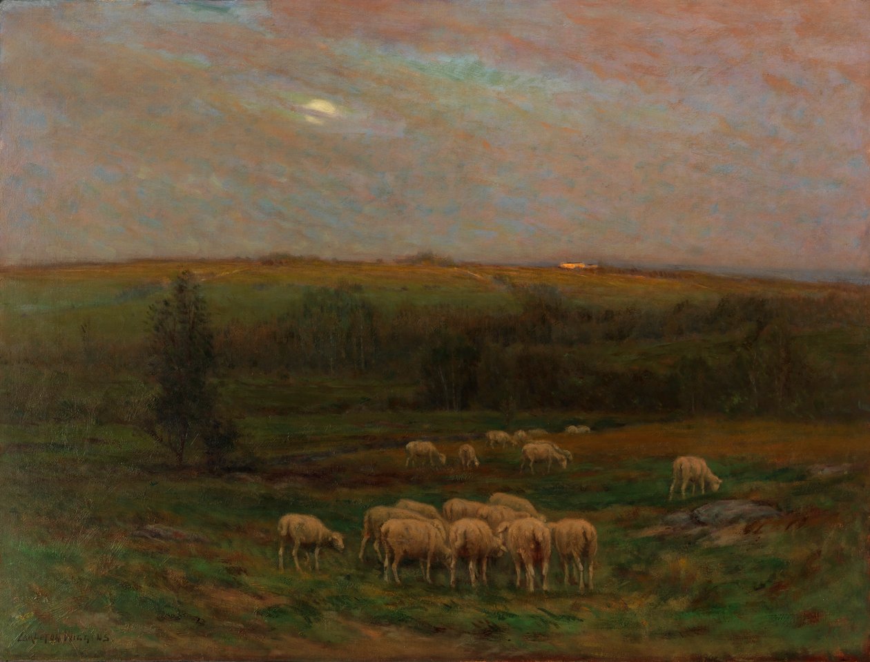Wieczór po prysznicu, b.d. autorstwa Carleton Wiggins