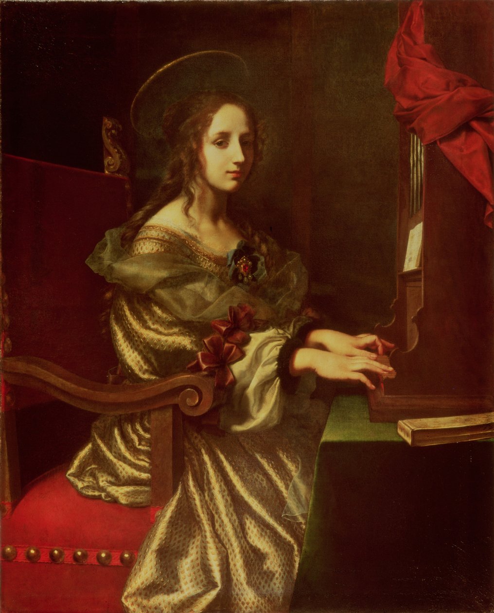 św. Cecylia (patrona muzyków) autorstwa Carlo Dolci