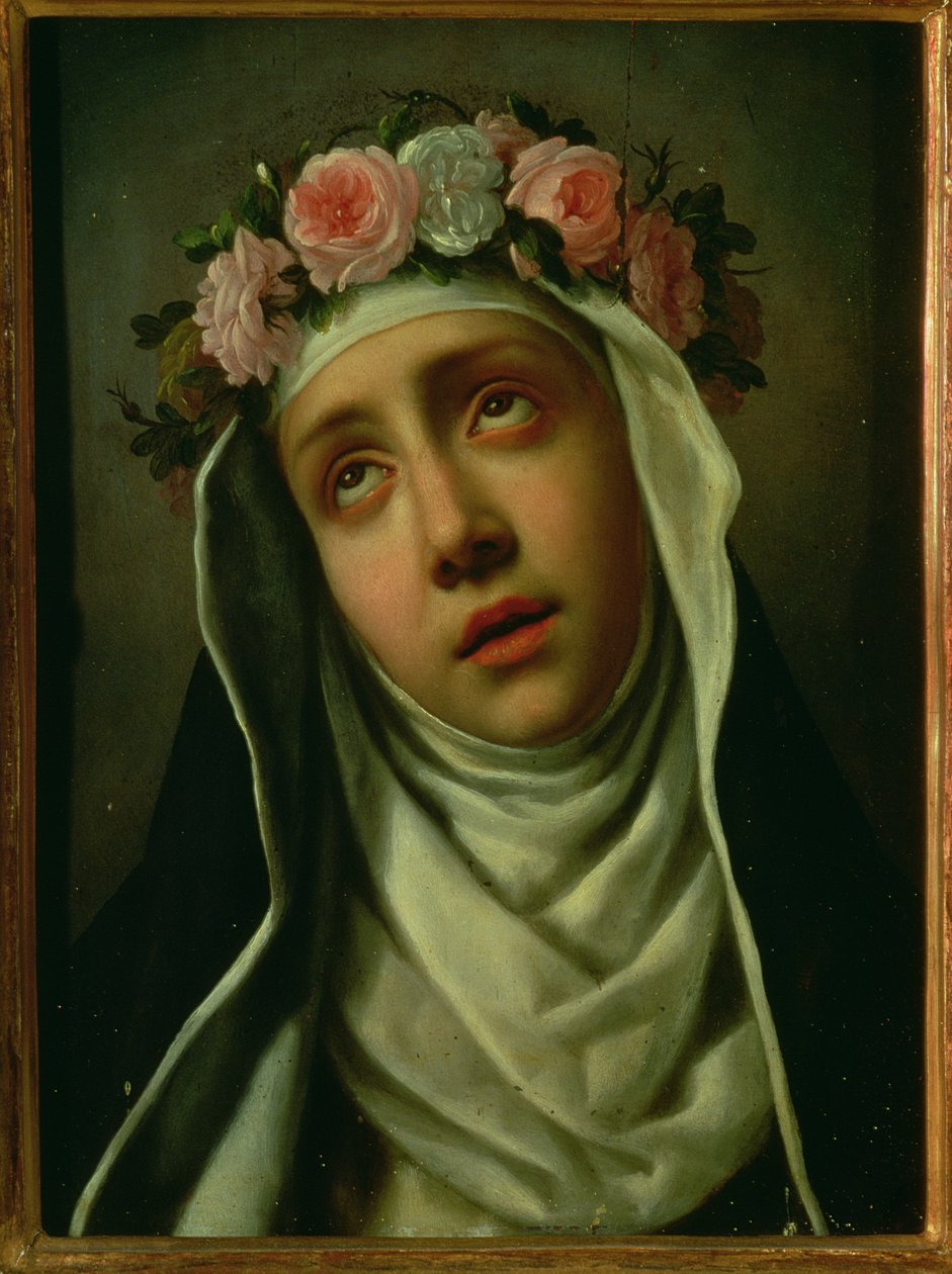 Św. Róża z Limy (1586-1617) autorstwa Carlo Dolci