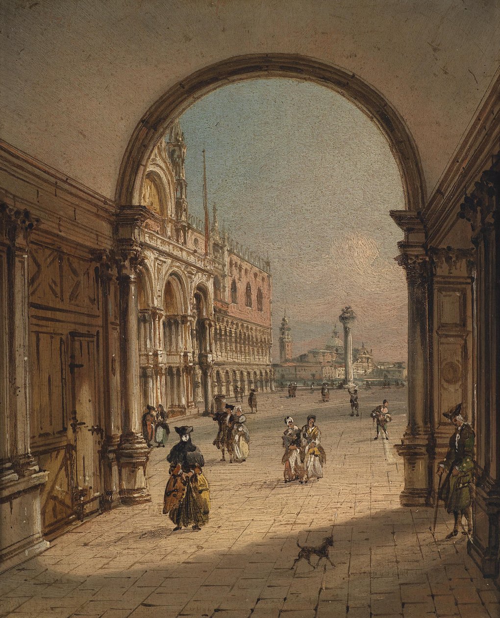 Wenecja, widok na Piazzetta San Marco autorstwa Carlo Grubacs