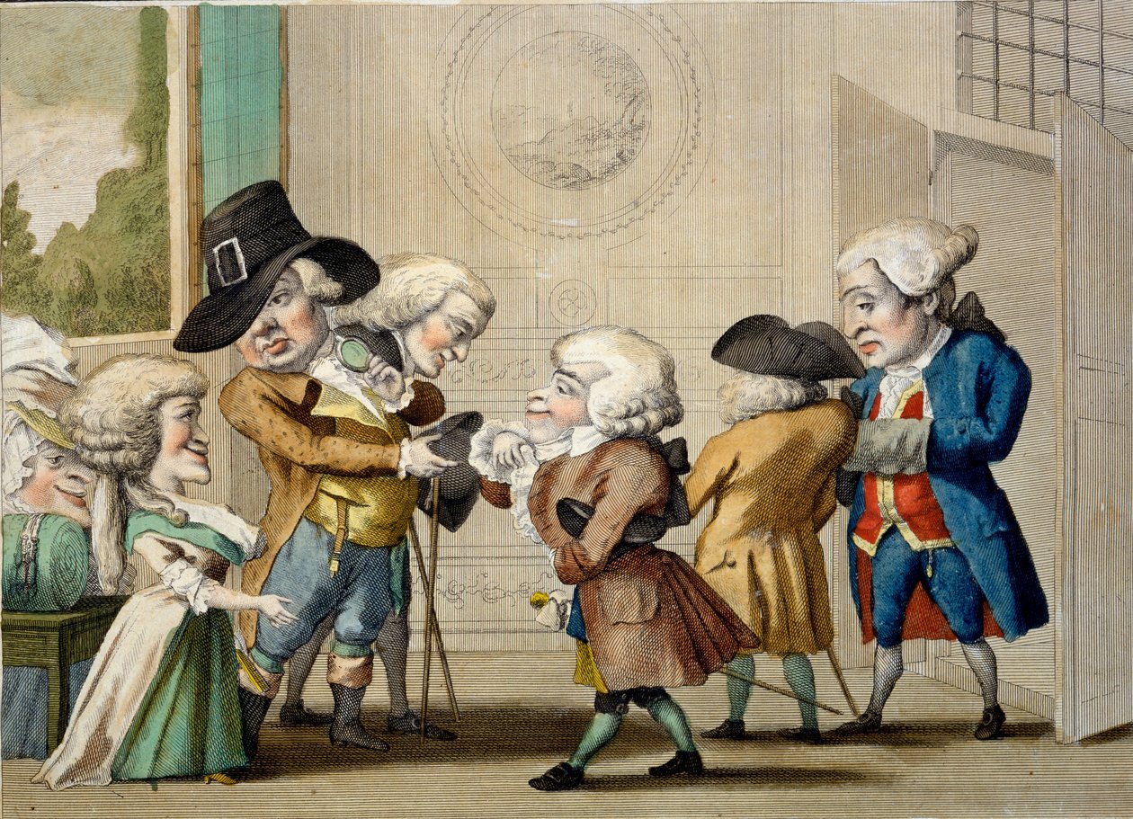 Pierwsze podejście, ok. 1790 (ręcznie kolorowane grawerowanie) autorstwa Carlo Lasinio