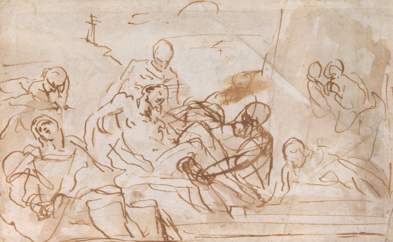Złożenie do grobu Chrystusa autorstwa Carlo Maratta or Maratti