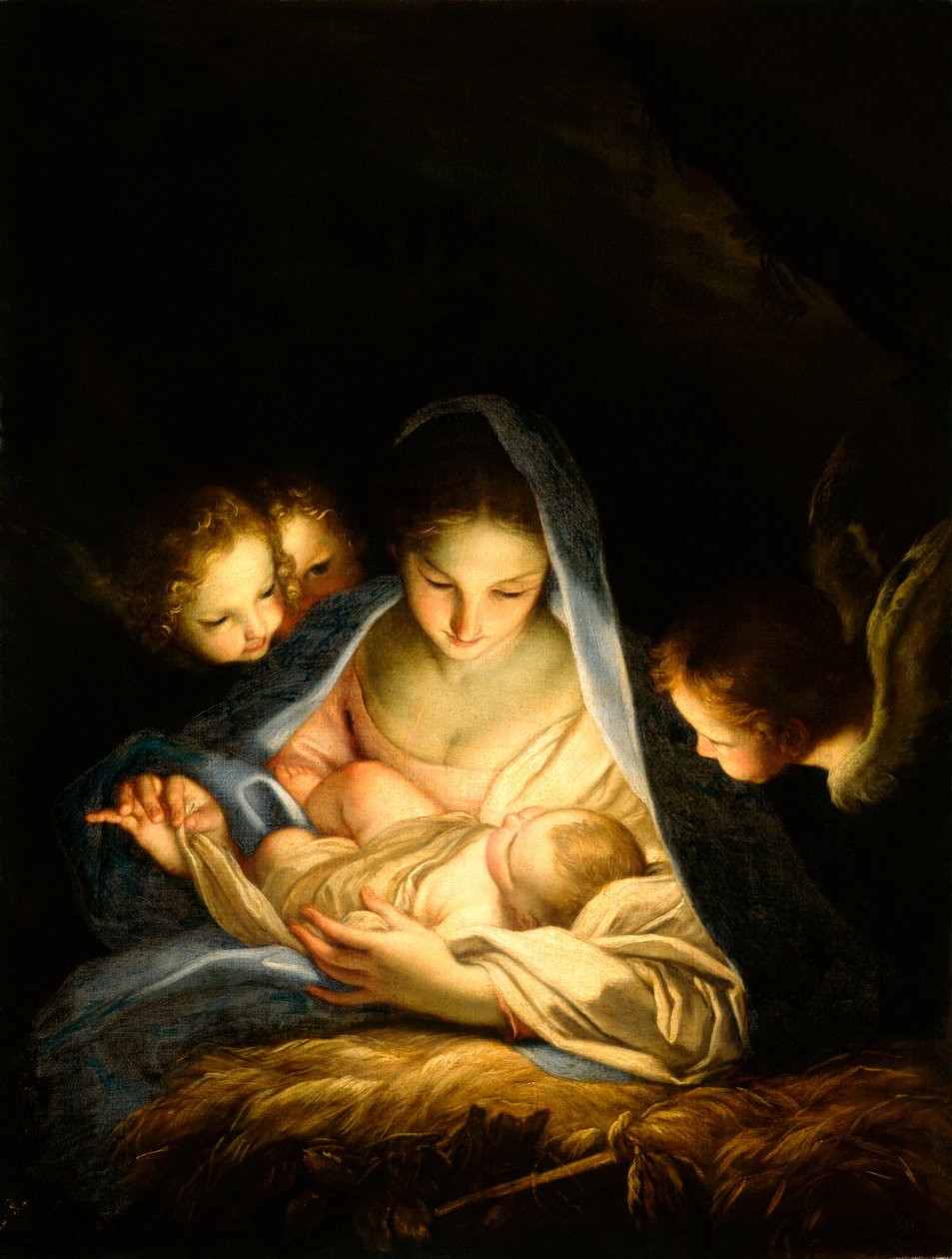 Święta Noc (Narodzenie) autorstwa Carlo Maratta