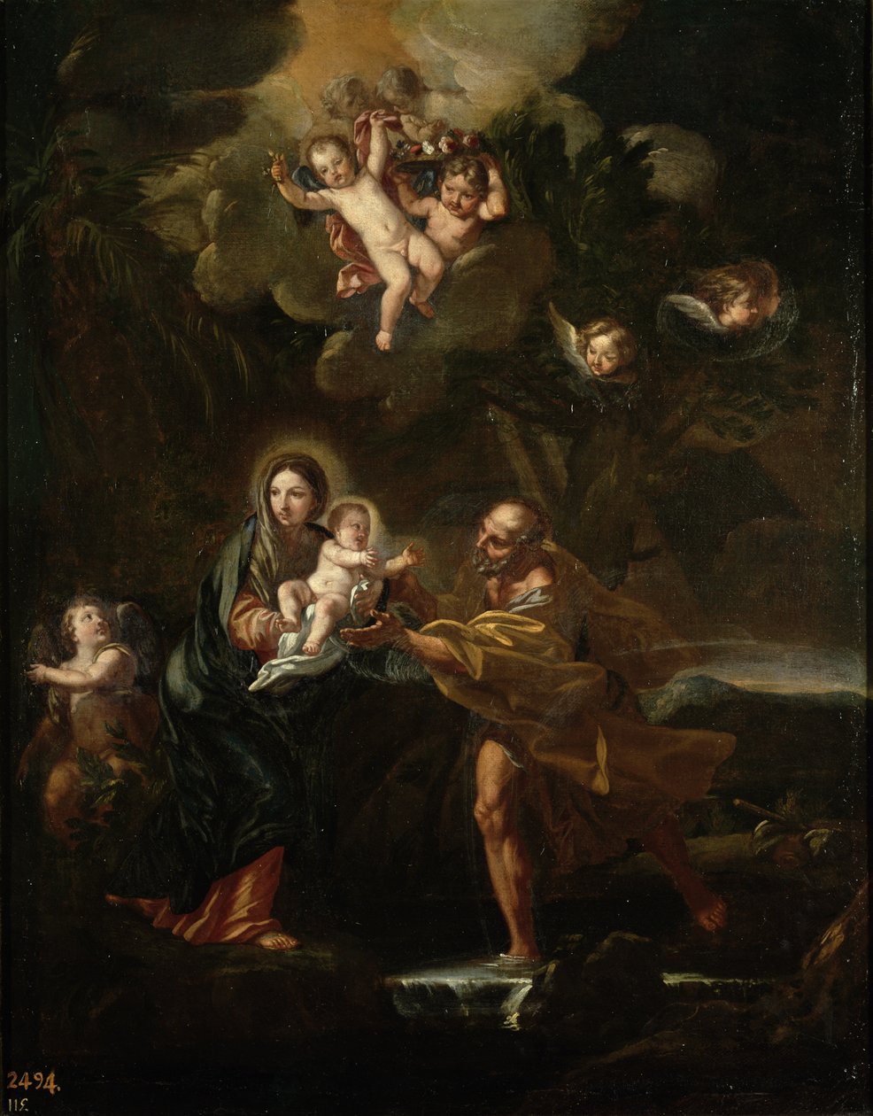 Ucieczka do Egiptu autorstwa Carlo Maratta or Maratti