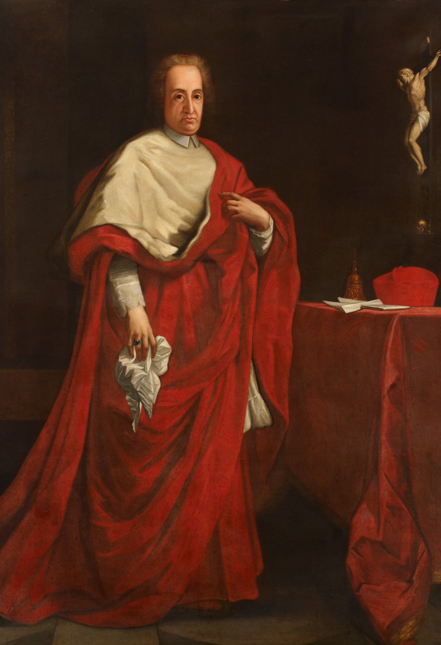 Kardynał Antonio Barberini, ok. 1660 r. autorstwa Carlo Maratta or Maratti