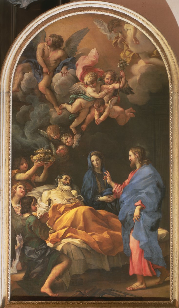 Śmierć św. Józefa, 1676 r. autorstwa Carlo Maratta or Maratti