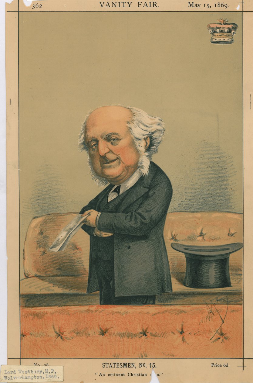 Mąż stanu nr 15, 1869 autorstwa Carlo Pellegrini