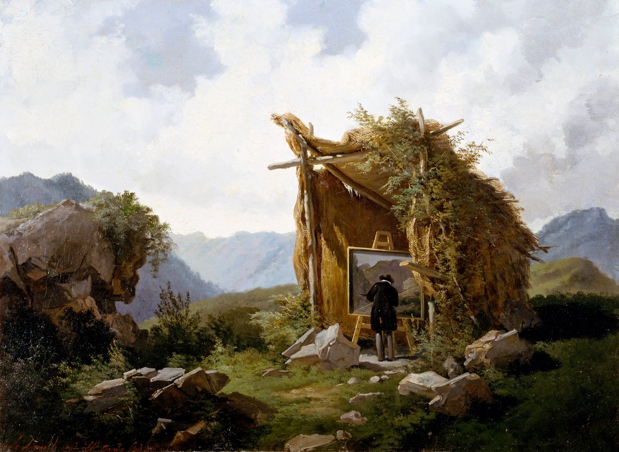 Artyści na wsi autorstwa Carlo Ademollo
