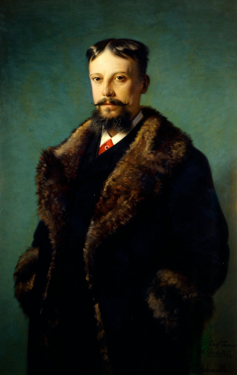 Portret Alfonsa Serbatistiego, autorstwa Carlo Ademollo (1824-1911), olej na płótnie autorstwa Carlo Ademollo