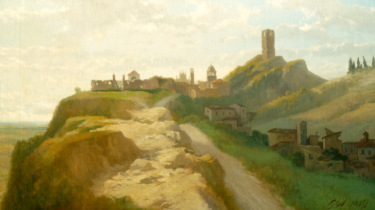 Stanowisko Solferino autorstwa Carlo Ademollo (1824-1911). autorstwa Carlo Ademollo