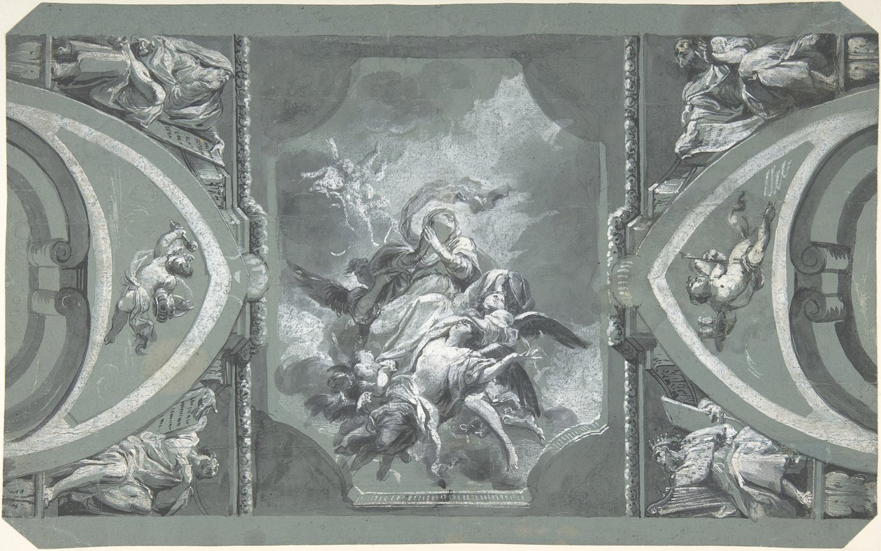 Studium do dekoracji skarbca, 1754-1815. autorstwa Carlo Alberto Baratta