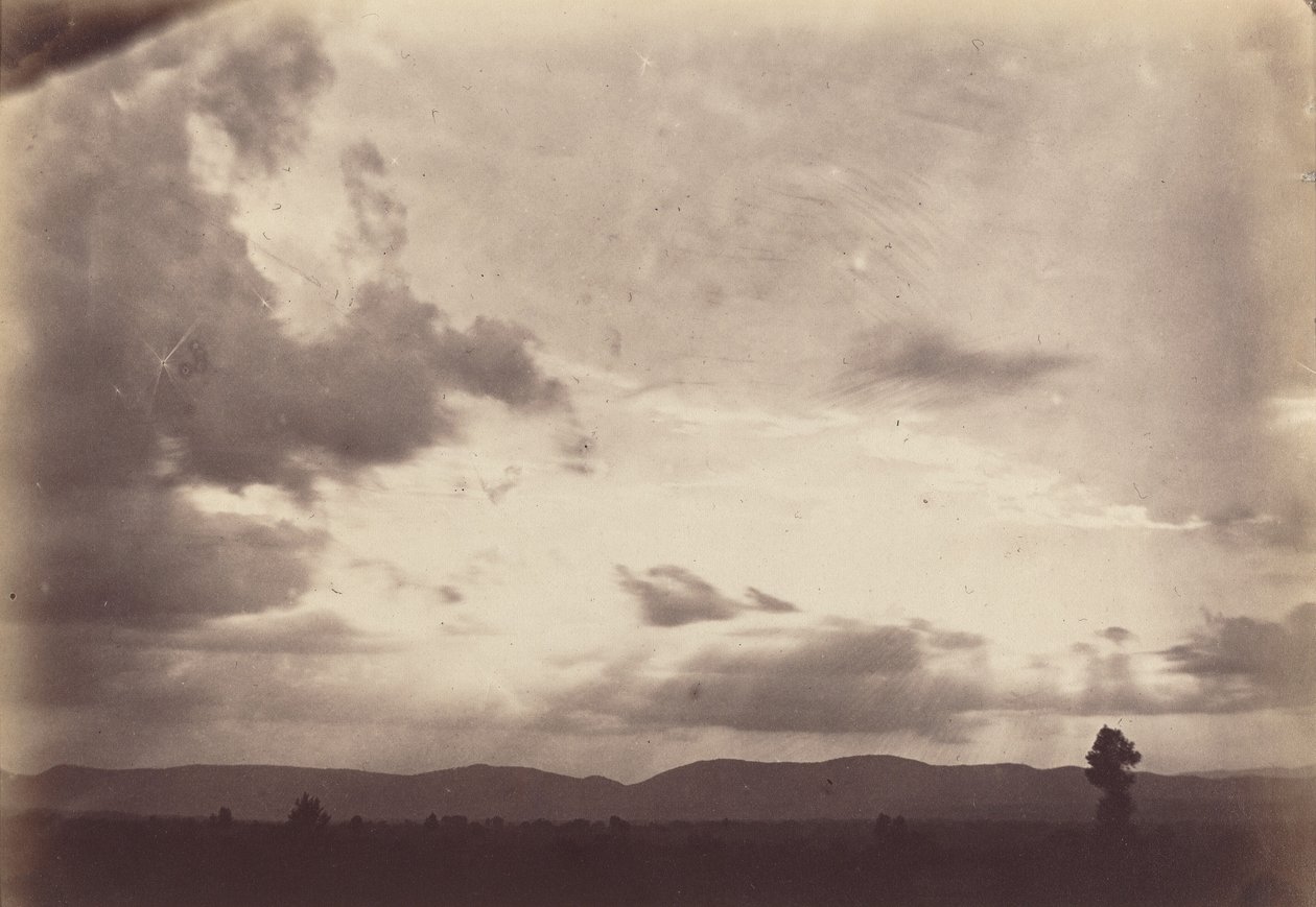 Studium chmur, rzymska kampania, ok. 1860 (zdjęcie) autorstwa Carlo Baldassare Simelli
