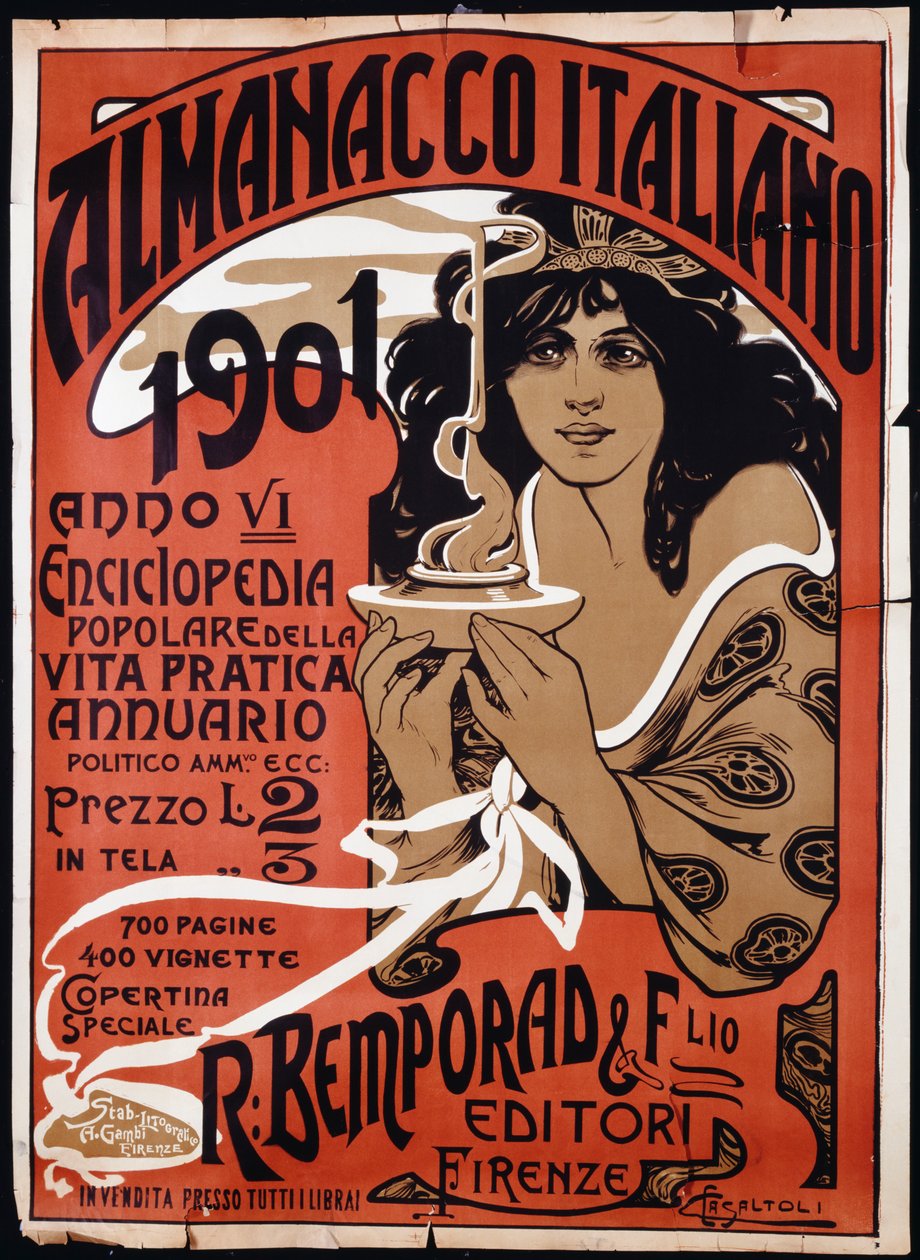 Almanach Włoski, 1901, 1901 autorstwa Carlo Casaltoli