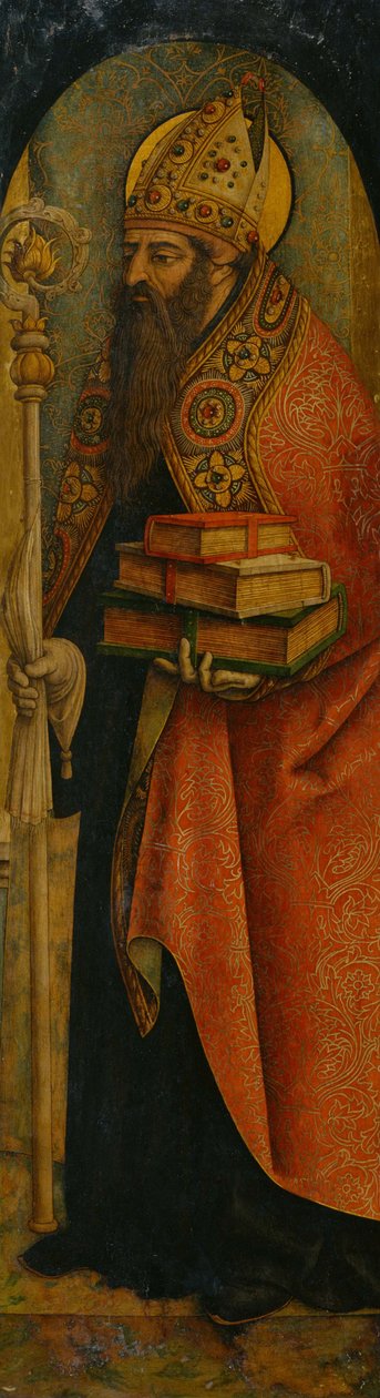 Święty Augustyn autorstwa Carlo Crivelli
