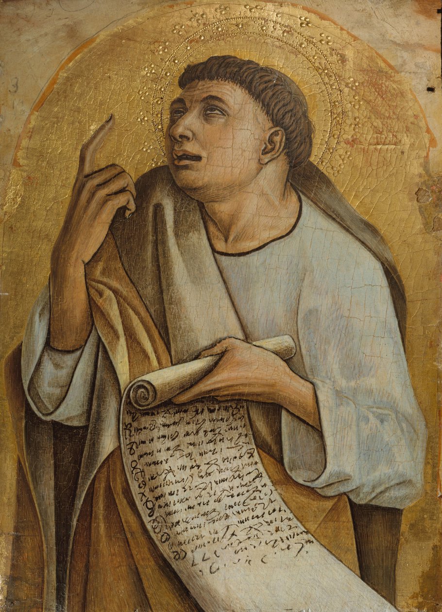 Apostoł, ok.1471-73 (tempera i złoto na drewnie) autorstwa Carlo Crivelli