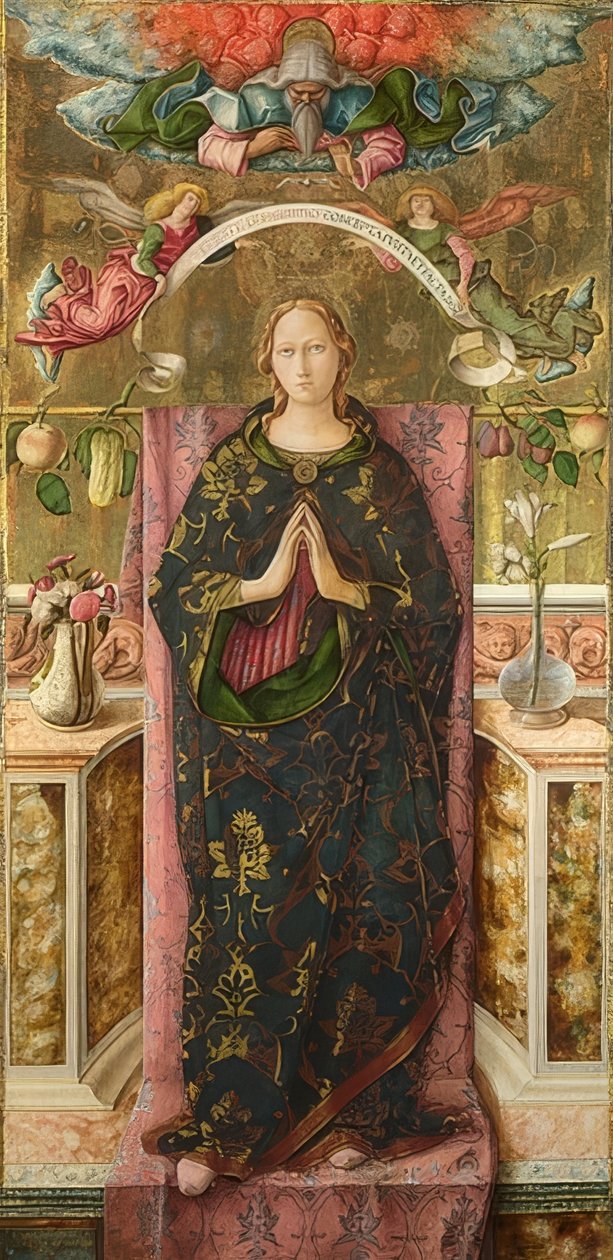 Niepokalane Poczęcie. 1492 autorstwa Carlo Crivelli