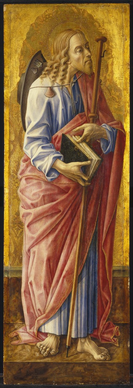 Święty Jakub Większy, część ołtarza autorstwa Carlo Crivelli