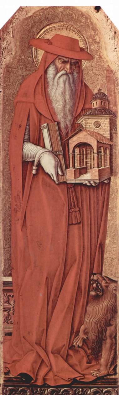 Święty Jerome autorstwa Carlo Crivelli