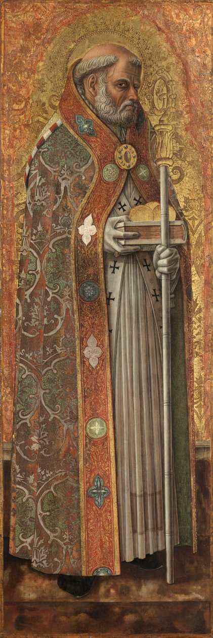 Święty Mikołaj z Bari autorstwa Carlo Crivelli