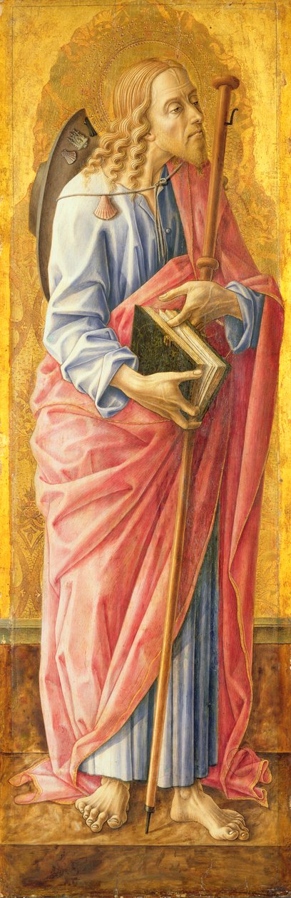 St James the Greater (tempera na panelu) autorstwa Carlo Crivelli