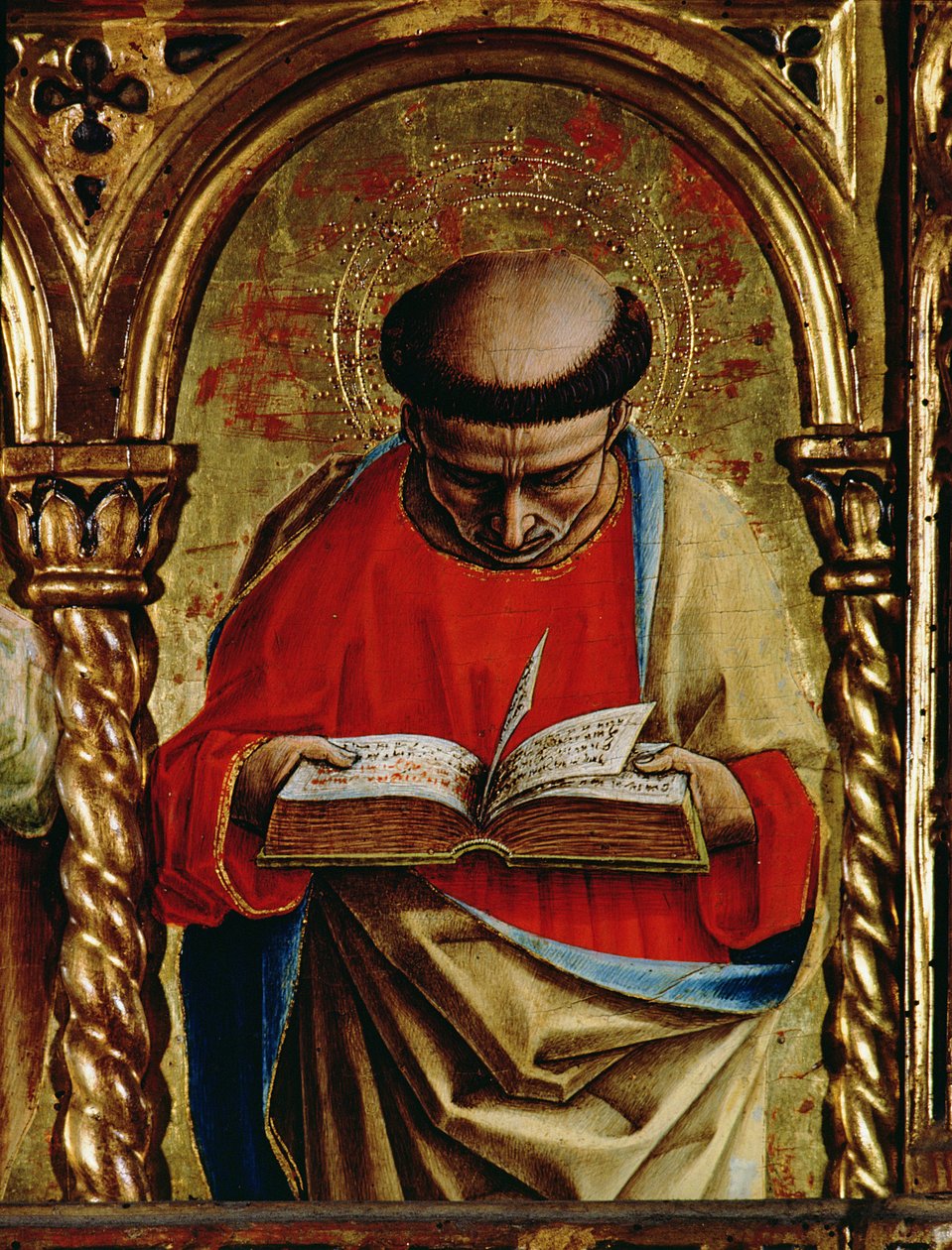 Św. Mateusz, detal z poliptyku SantEmidio, 1473 tempera na fragmencie deski z 76636 autorstwa Carlo Crivelli