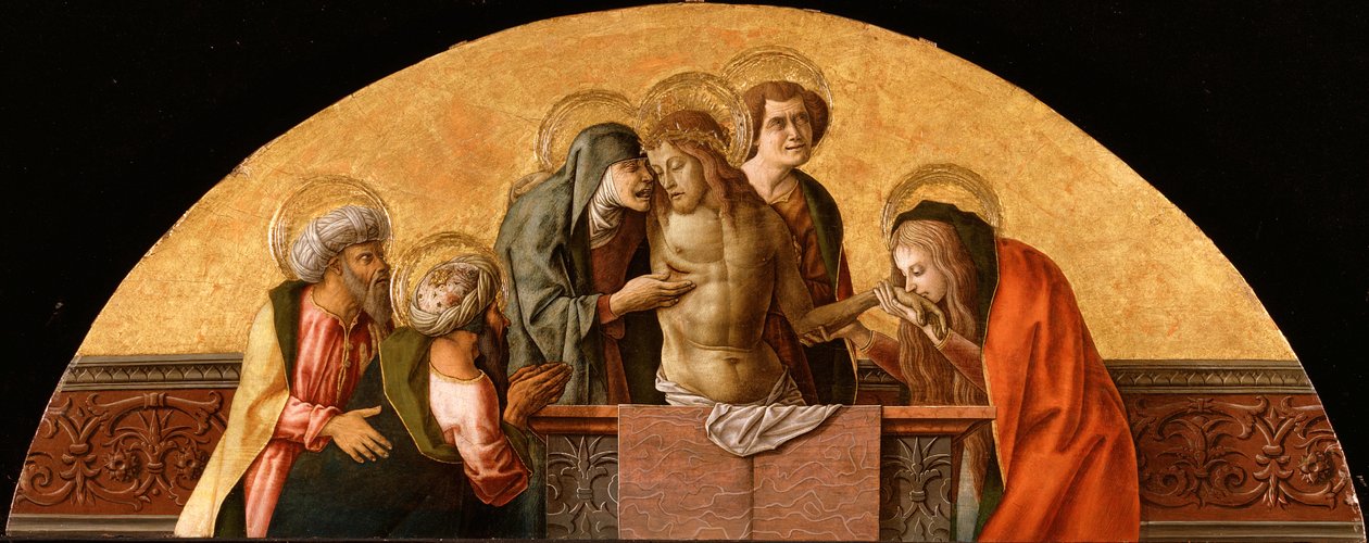 , z Poliptyku Montefiore, ok. 1470 (tempera na desce) (patrz także 492442-44) autorstwa Carlo Crivelli
