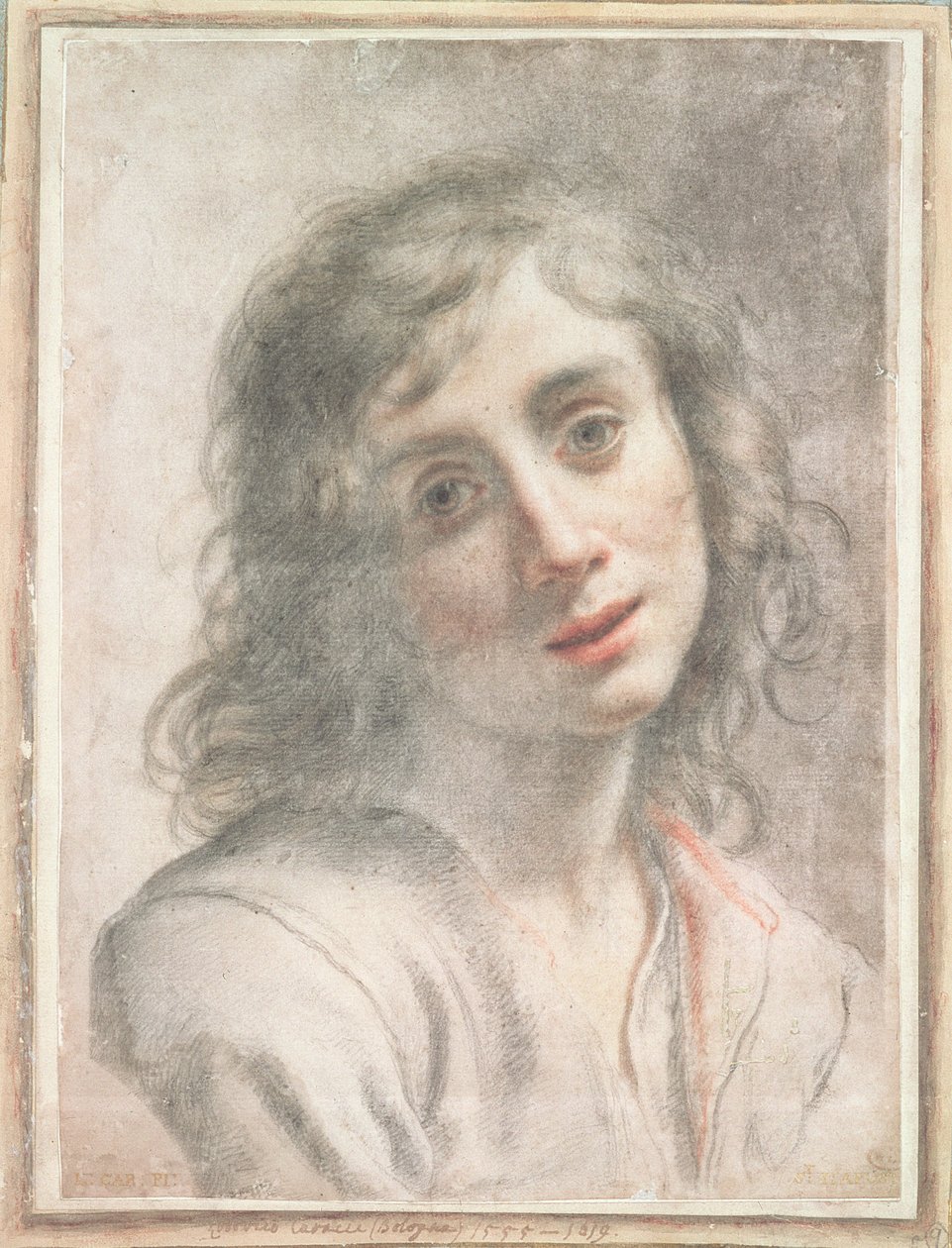 Popiersie św. Jana Bożego (pastelowe) autorstwa Carlo Dolci