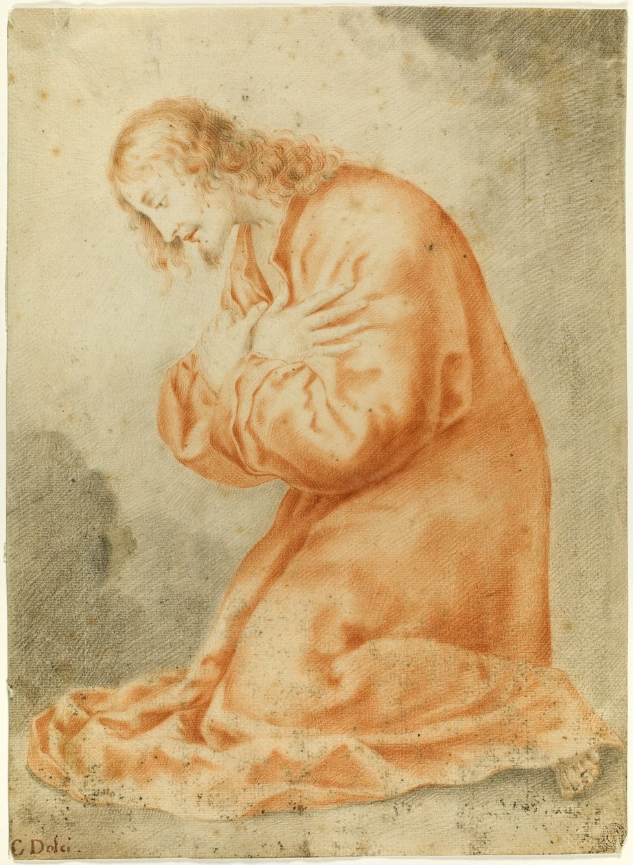 Klęczący Chrystus autorstwa Carlo Dolci