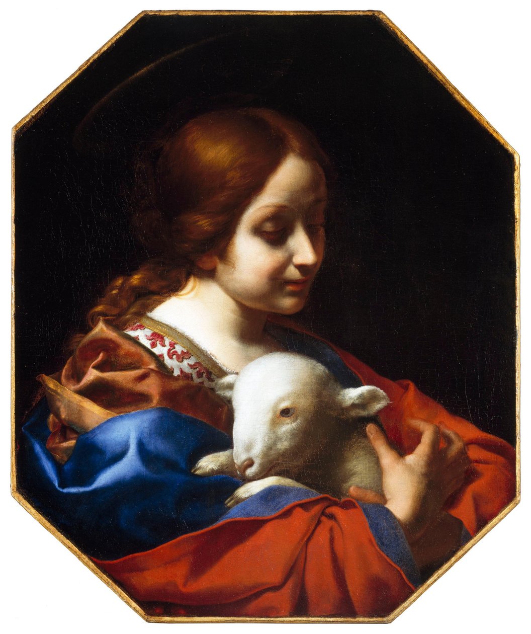 Święta Agnieszka autorstwa Carlo Dolci