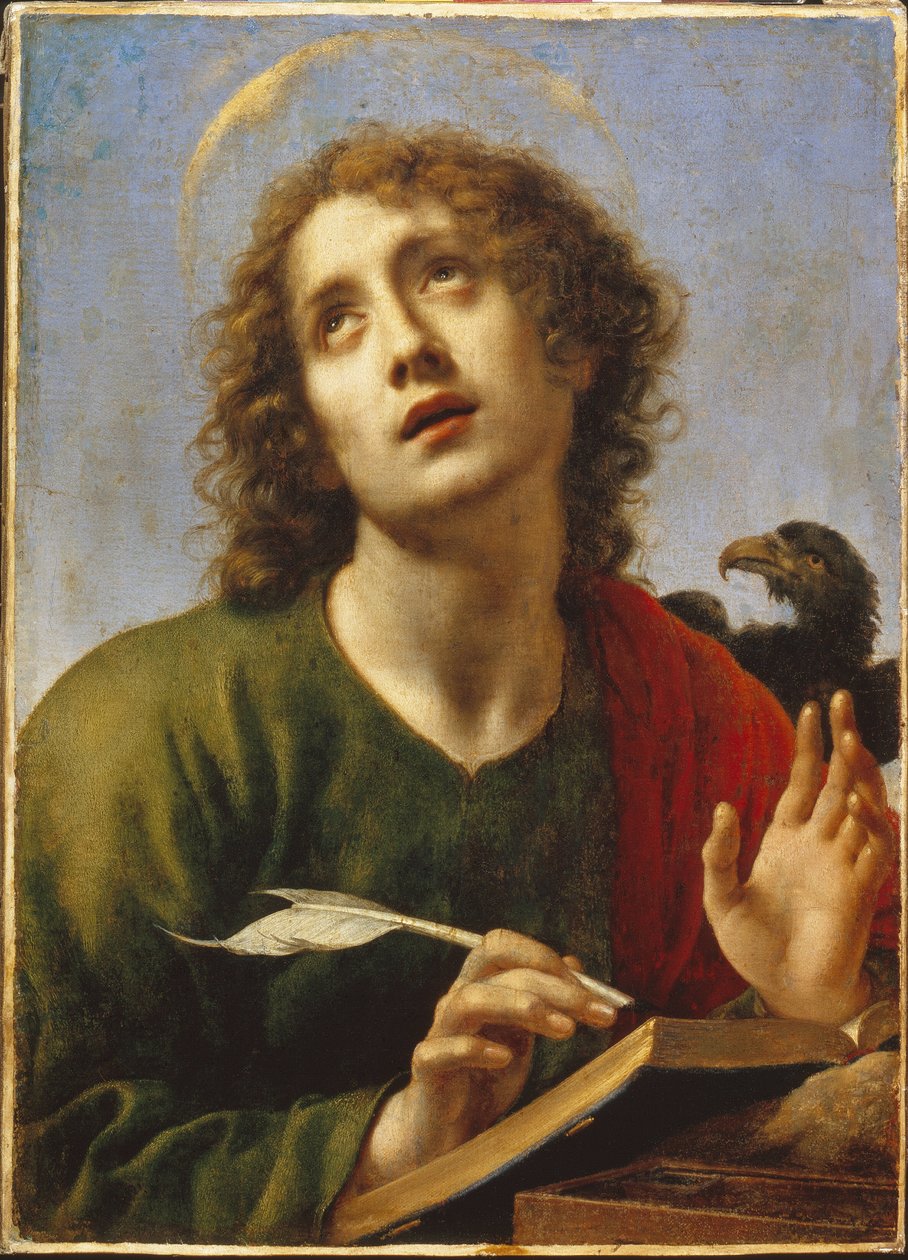 Święty Jan Apostoł (Jan Apostoł). Obraz Carlo Dolci (1616-1686), olej na płótnie autorstwa Carlo Dolci