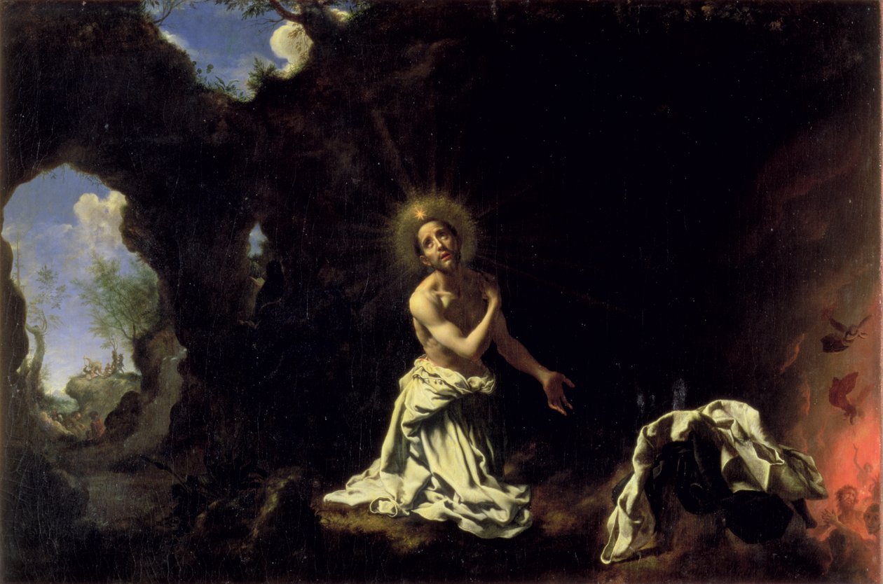 Św. Dominik Penitent autorstwa Carlo Dolci