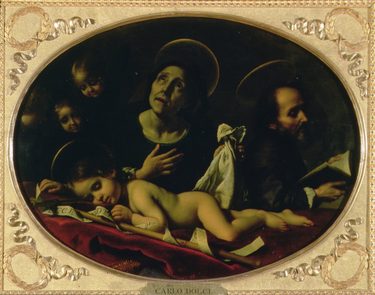 Sen Dzieciątka Św. Jan Chrzciciel autorstwa Carlo Dolci