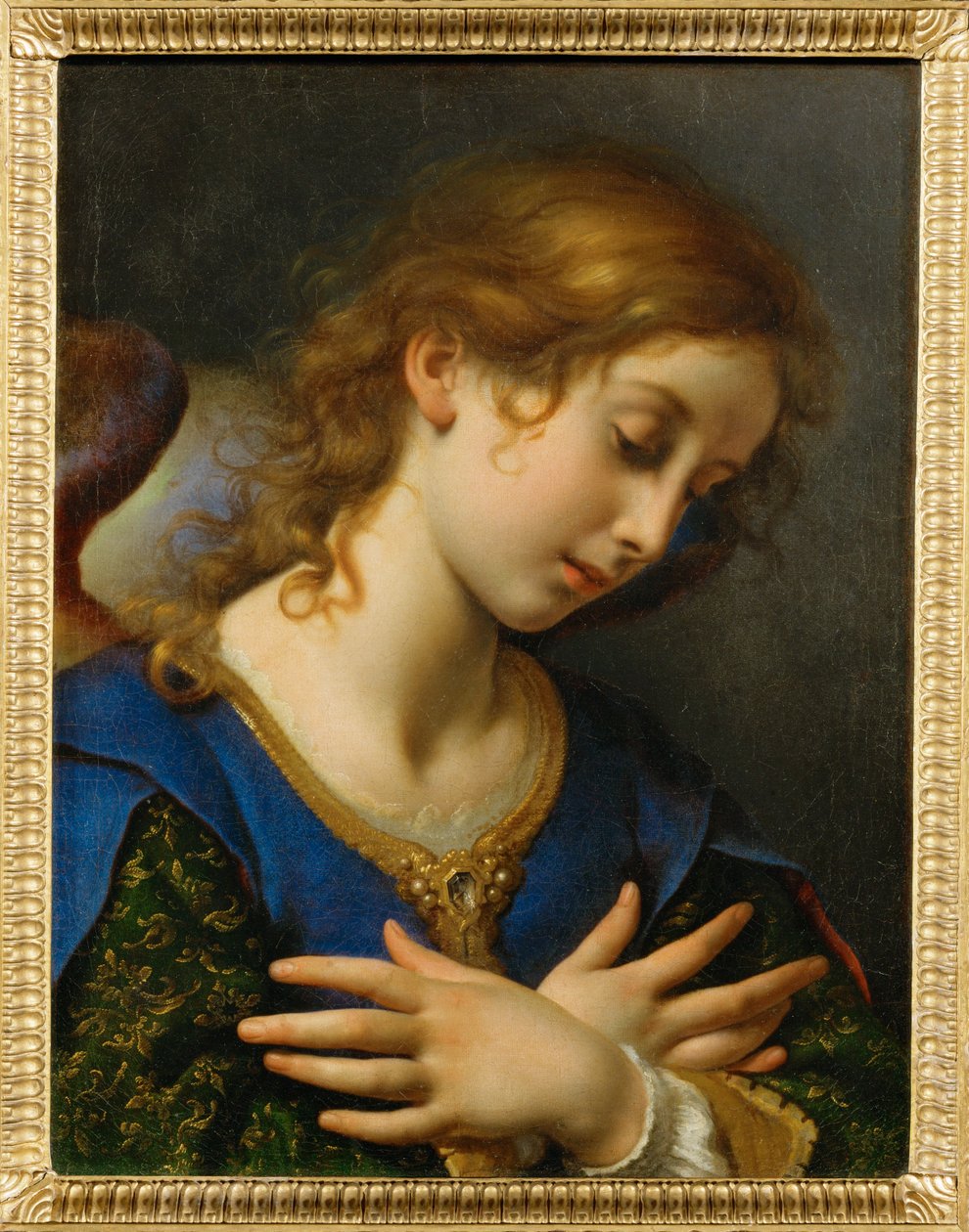 Anioł Zwiastowania autorstwa Carlo Dolci